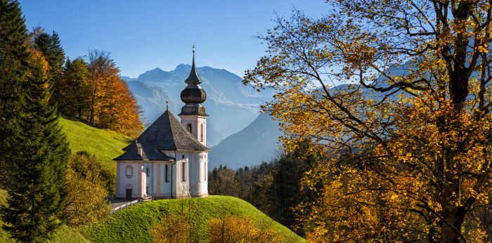 FeWo Brunnau, Region Berchtesgaden, Wallfahrtskirche Maria Gern, Herbst